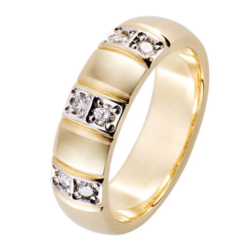 Silván timanttisormus 0,12ct, 14K keltakultaa, Silván timanttikorut - Silván - Laatukoru