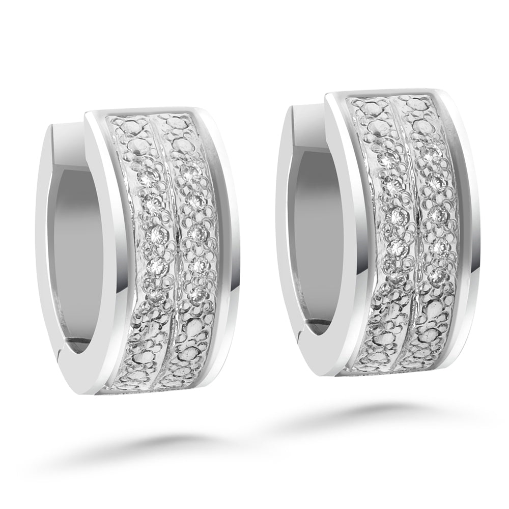 Silván timanttikorvakorut 0,14ct, 14K valkokultaa, Silván timanttikorut - Silván - Laatukoru