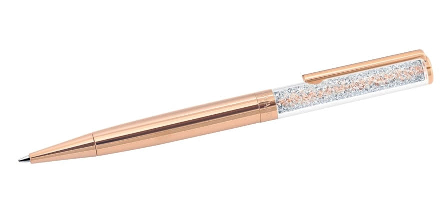 Swarovski Crystalline Stardust, punakullan värinen kuulakärkikynä - Swarovski - Laatukoru