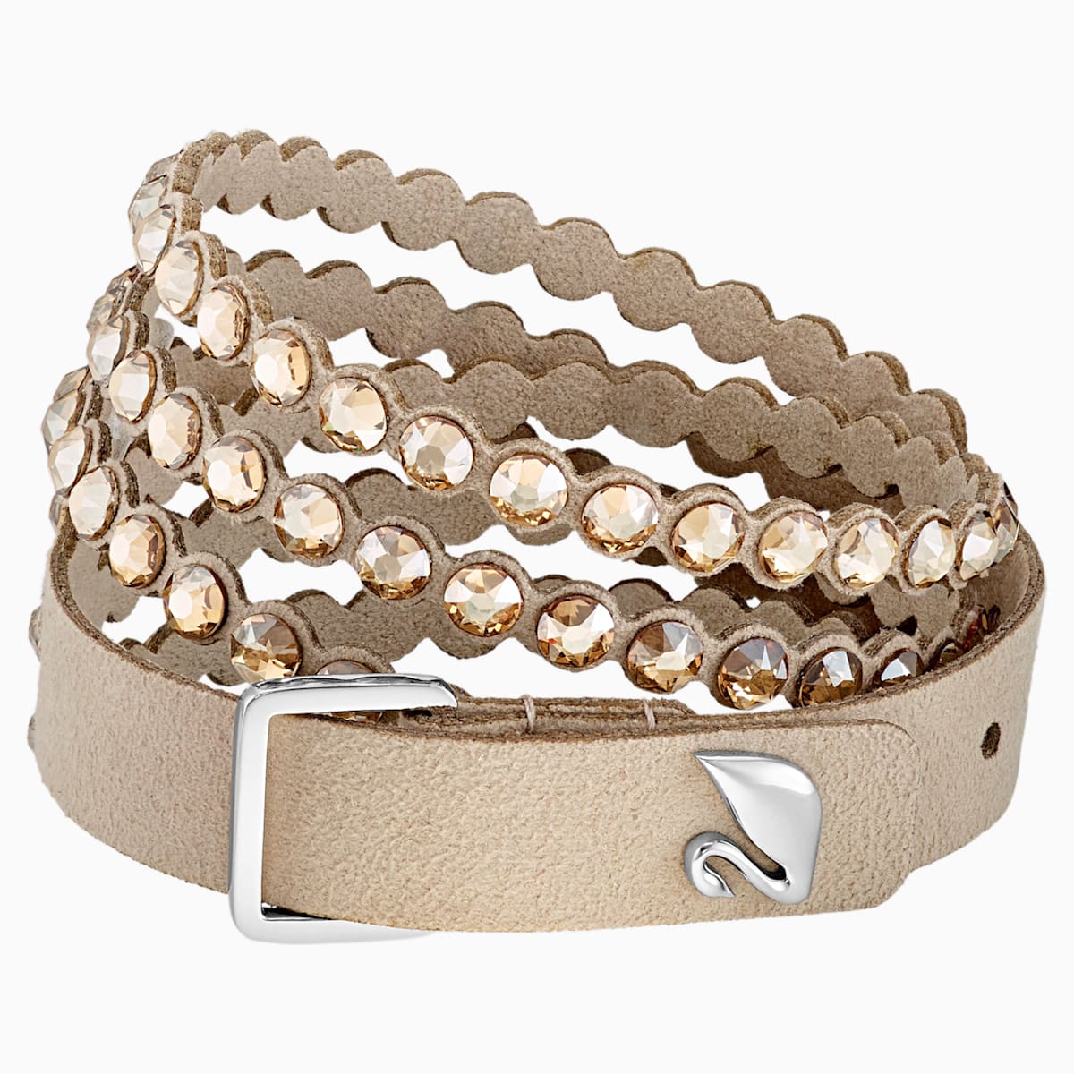 Swarovski Power Collection kristallirannekoru, beige - Swarovski - Laatukoru