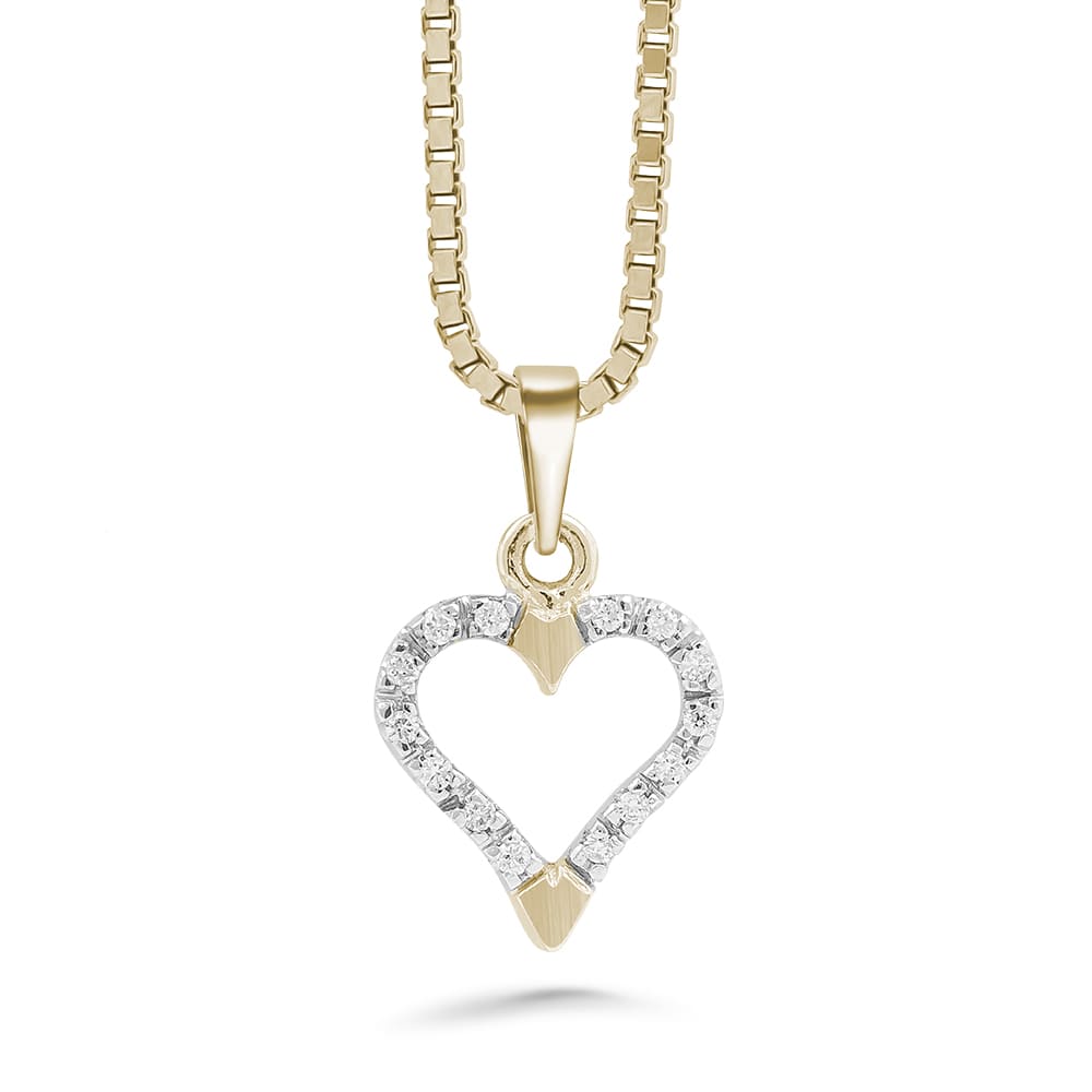 Silván timanttiriipus 0,10ct, 14K keltakultaa, Silván timanttikorut - Silván - Laatukoru
