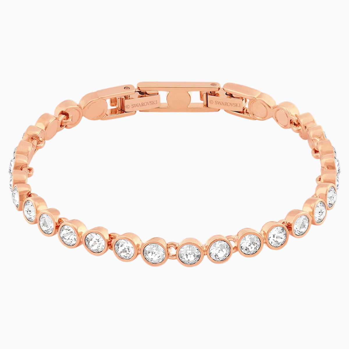 Swarovski Tennis kristallirannekoru, rosekulta - Swarovski - Laatukoru