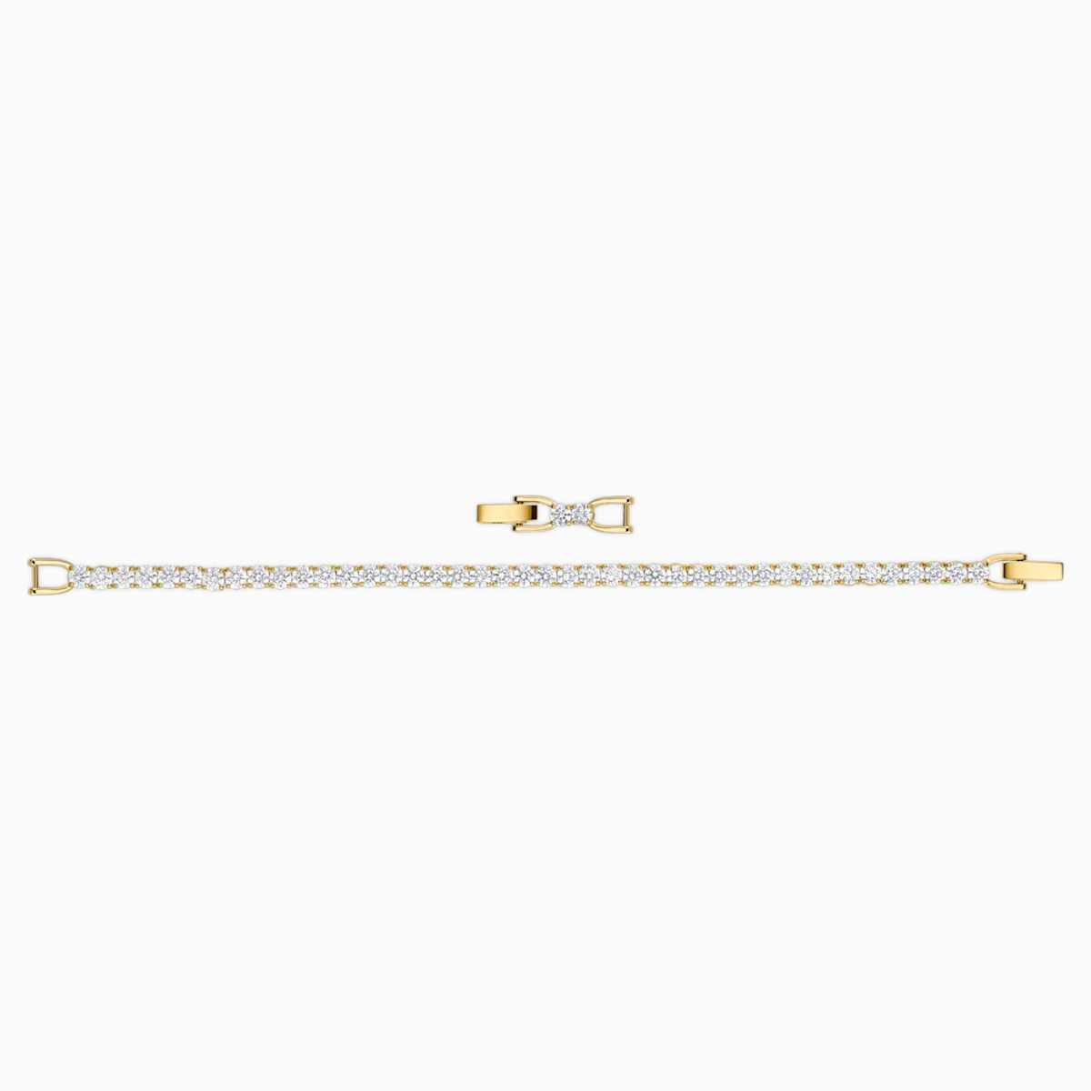 Swarovski Tennis Deluxe kristallirannekoru, kullanvärinen - Swarovski - Laatukoru