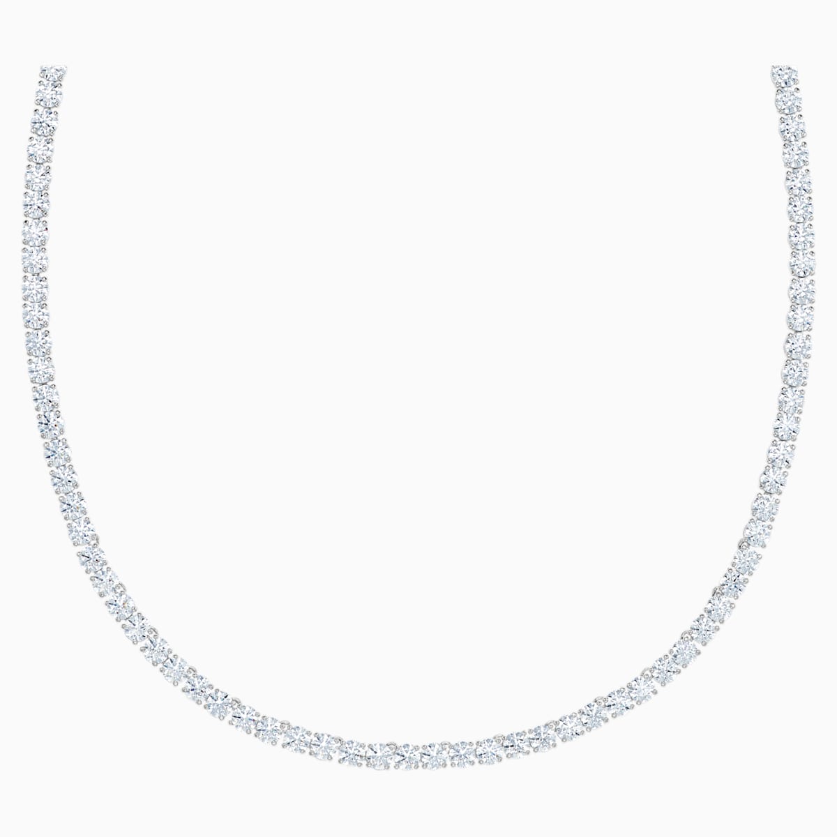Swarovski Tennis Deluxe, setti, kristallikaulakoru ja korvarenkaat - Swarovski - Laatukoru