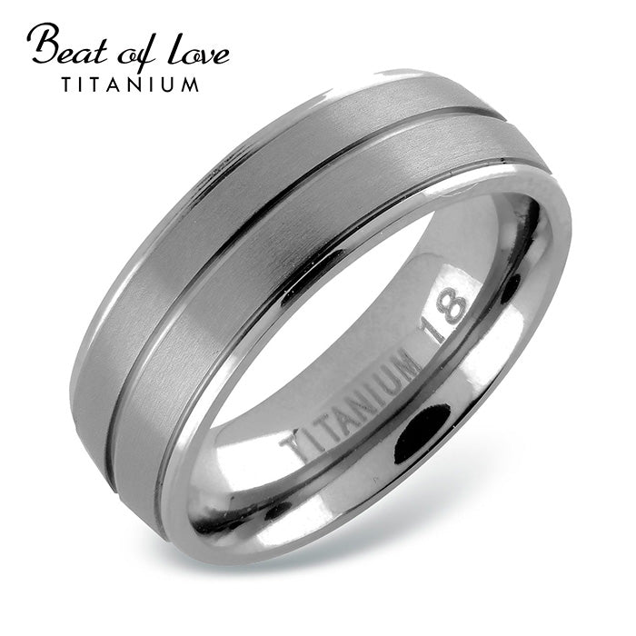 Beat of Love, titaanisormus 7 mm - Beat of Love - Laatukoru