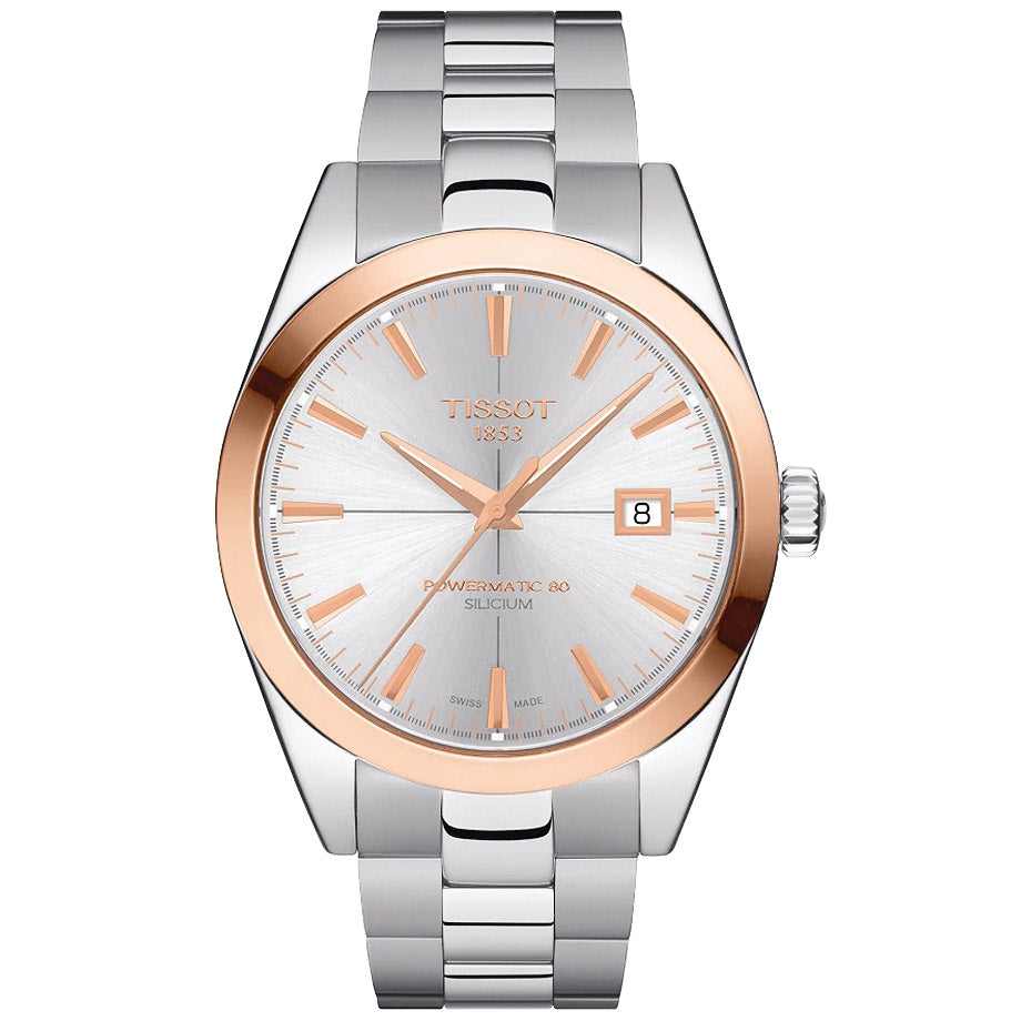 Tissot Gentleman Powermatic 80 Silicium T927.407.41.031.00 18K kulta, miesten rannekello - Tissot - Laatukoru