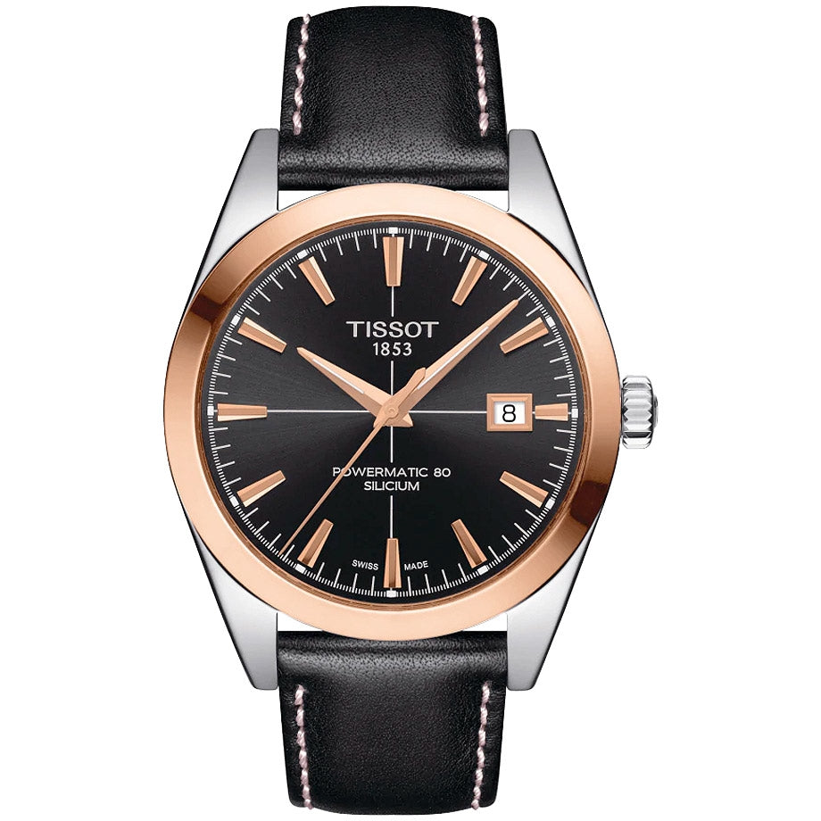 Tissot Gentleman Powermatic 80 Silicium T927.407.46.051.00 18K kulta, miesten rannekello - Tissot - Laatukoru