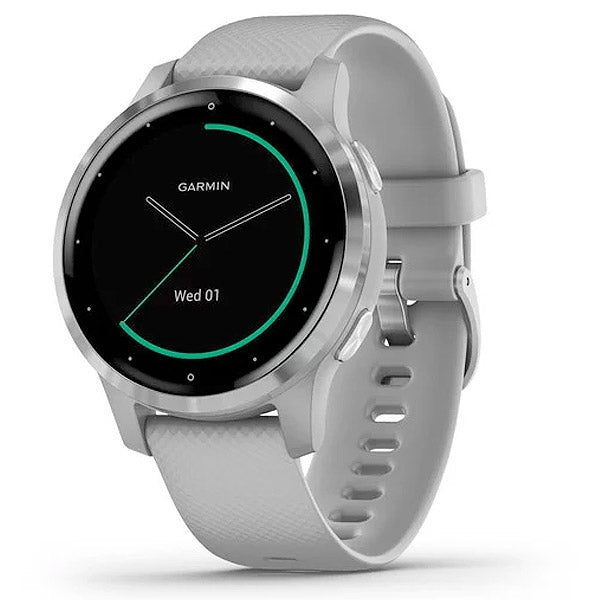 Garmin Vivoactive 4S Powder Grey and Silver 40 mm, Multi-sport Smartwa