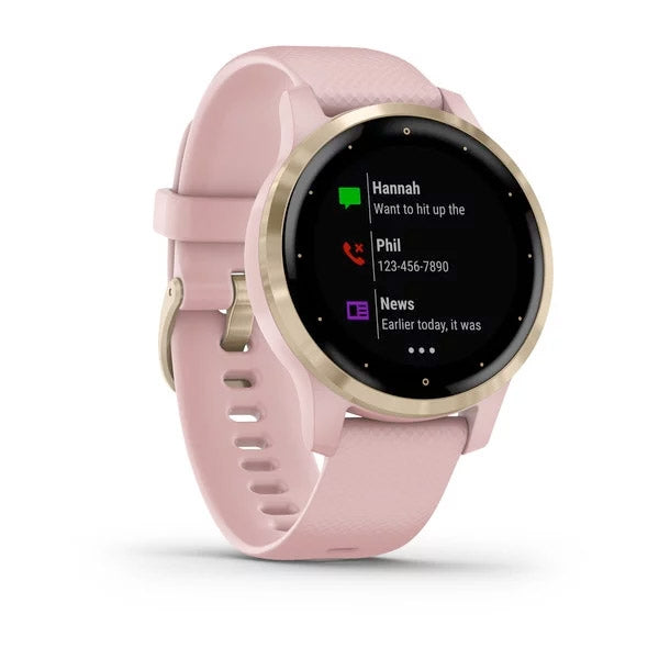 Garmin Vivoactive 4S uturuusu ja vaalea kulta 40 mm, monilajiälykello 010-02172-32 - Garmin - Laatukoru