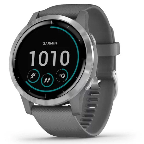 Garmin Vivoactive 4 harmaa ja hopea 45 mm, monilajiälykello 010-02174-02 - Garmin - Laatukoru