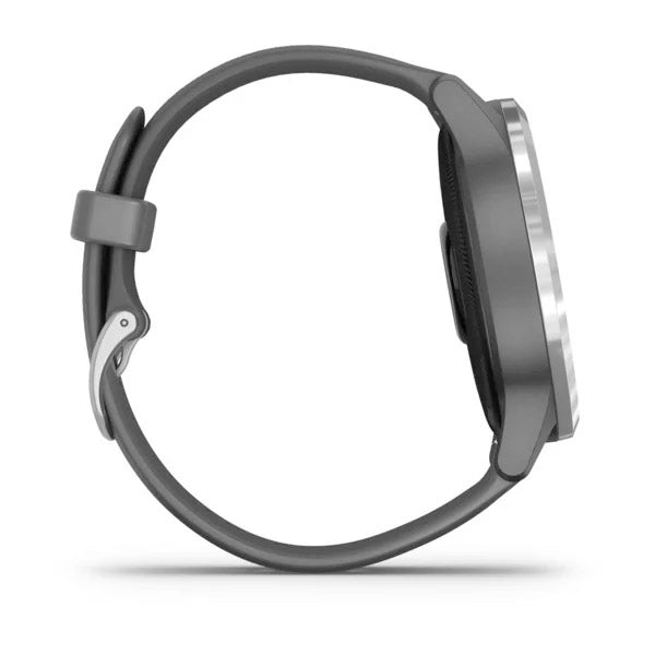 Garmin Vivoactive 4 harmaa ja hopea 45 mm, monilajiälykello 010-02174-02 - Garmin - Laatukoru