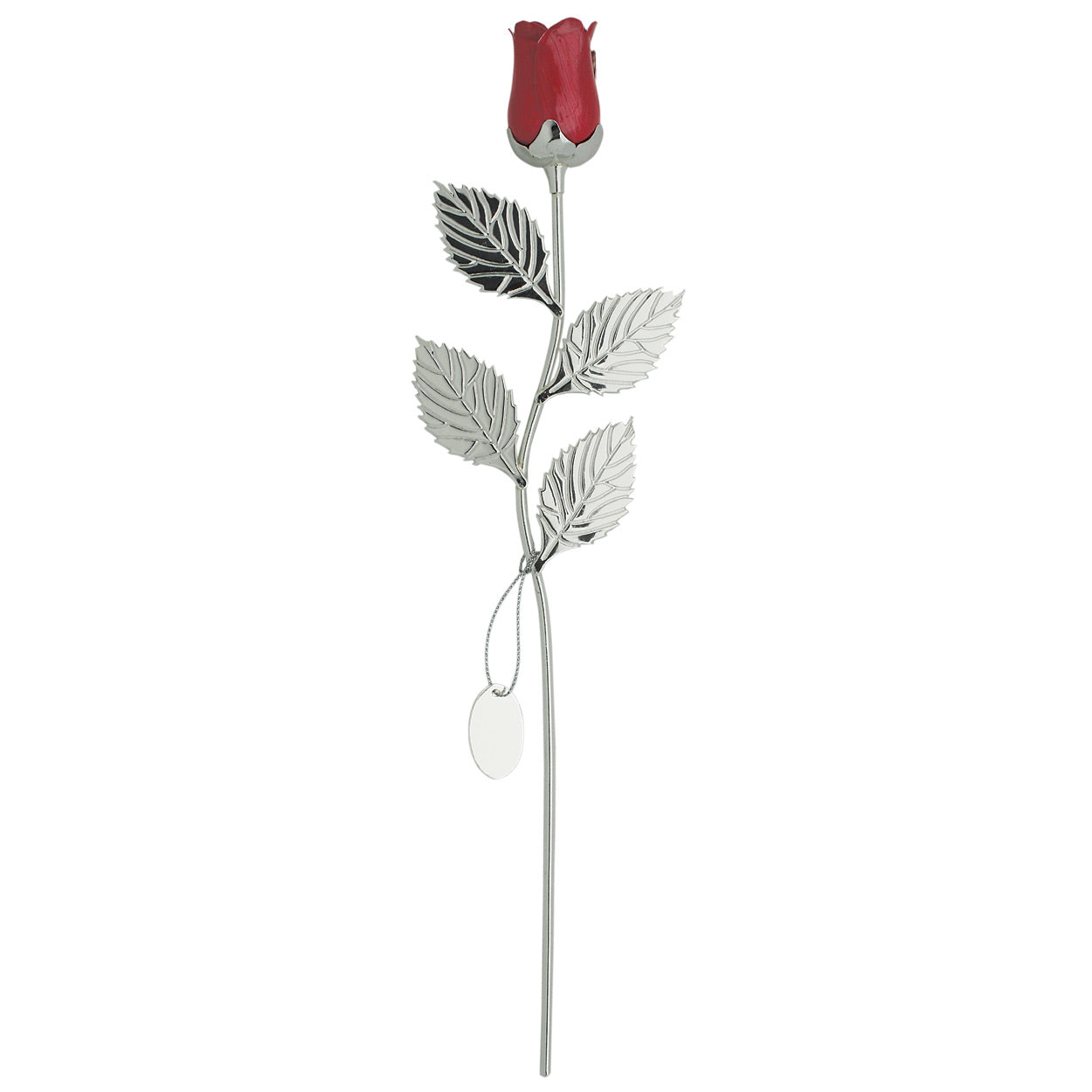 Juhlaruusu kaiverruslaatalla, punainen, 32 cm - Laatukoru - Laatukoru