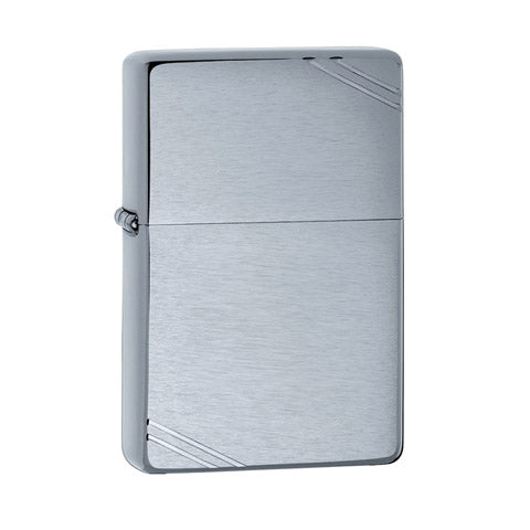 Zippo lighter, brushed chrome, model 1937