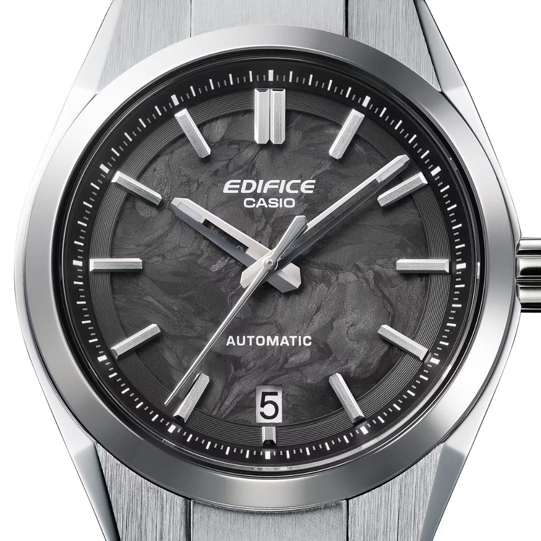 Casio Edifice Automatic EFK-100CD-1AER miesten rannekello, musta taulu