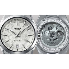 Casio Edifice Automatic EFK-100D-7AER miesten rannekello, läpinäkyvä takakansi