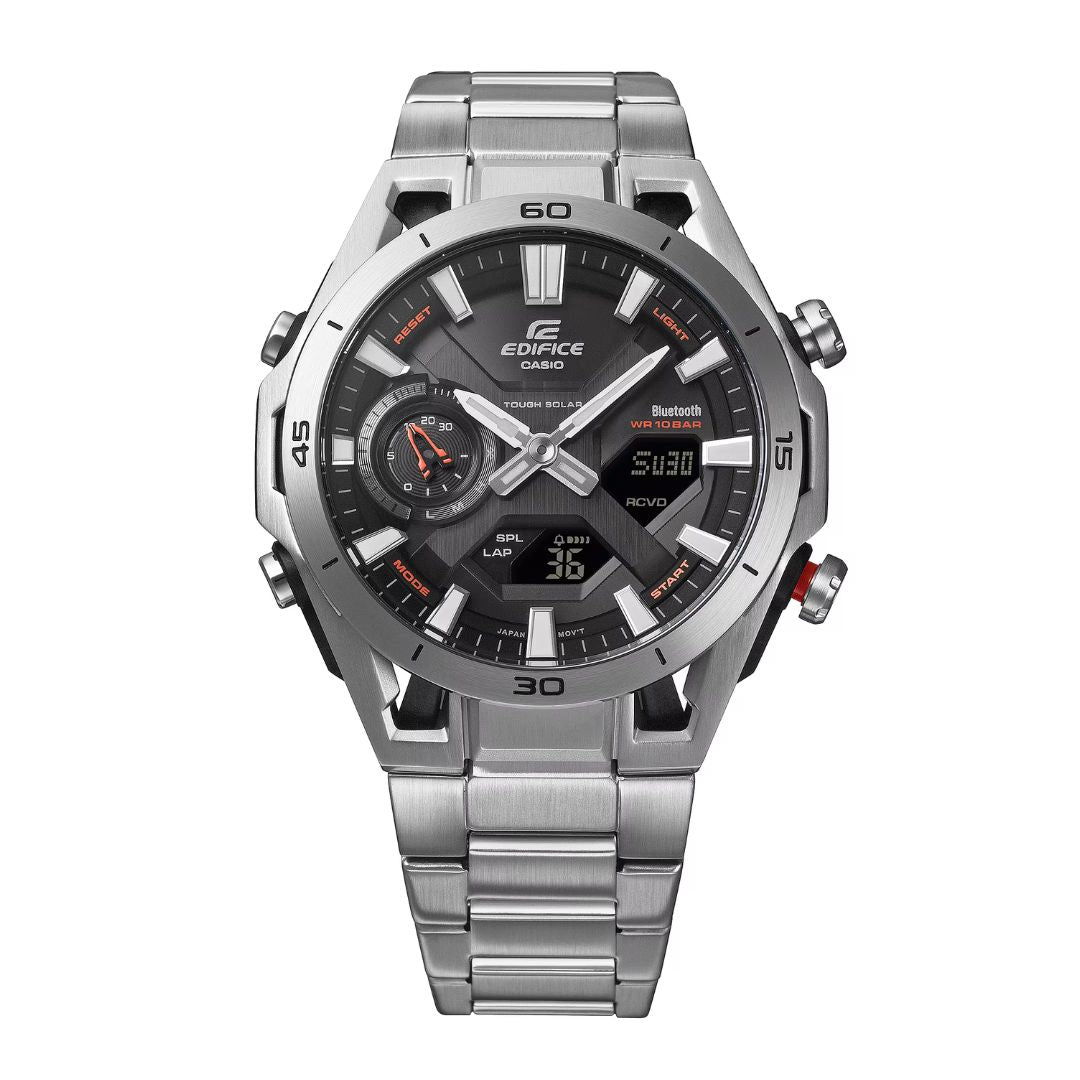 Casio Edifice Sospensione ECB-2300D-1AEF anadigi-rannekello, musta taulu