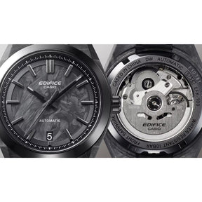 Casio Edifice EFK-100XPB-1AER rannekello, musta, automaattikoneisto