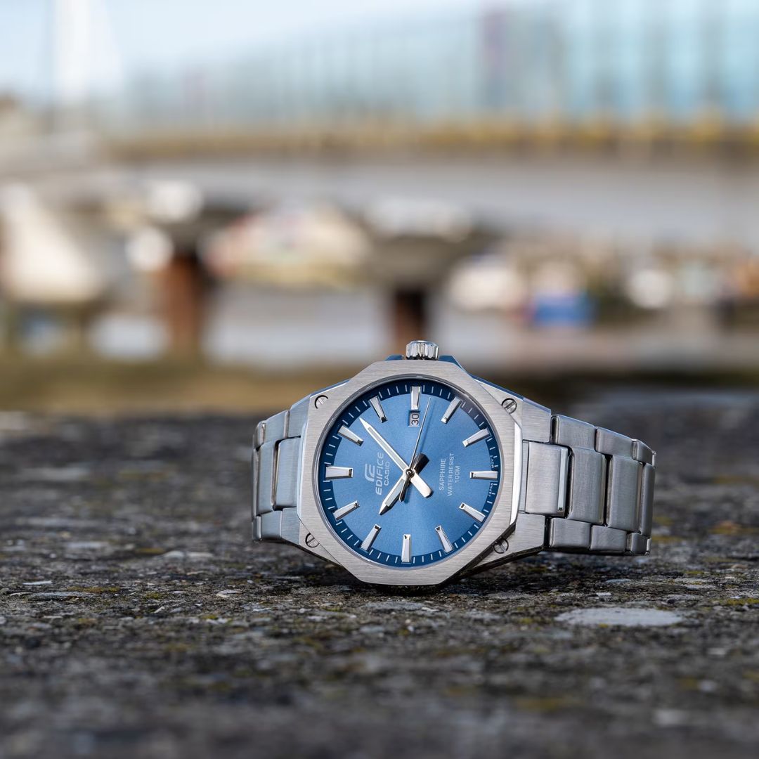 Casio Edifice EFR-S108D-2AVUEF teräksinen rannekello, miesten
