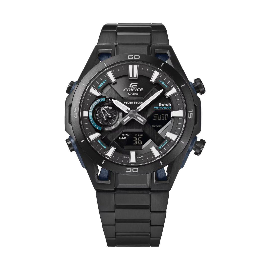 Casio Edifice Sospensione ECB-2300DC-1AEF musta anadigi-rannekello