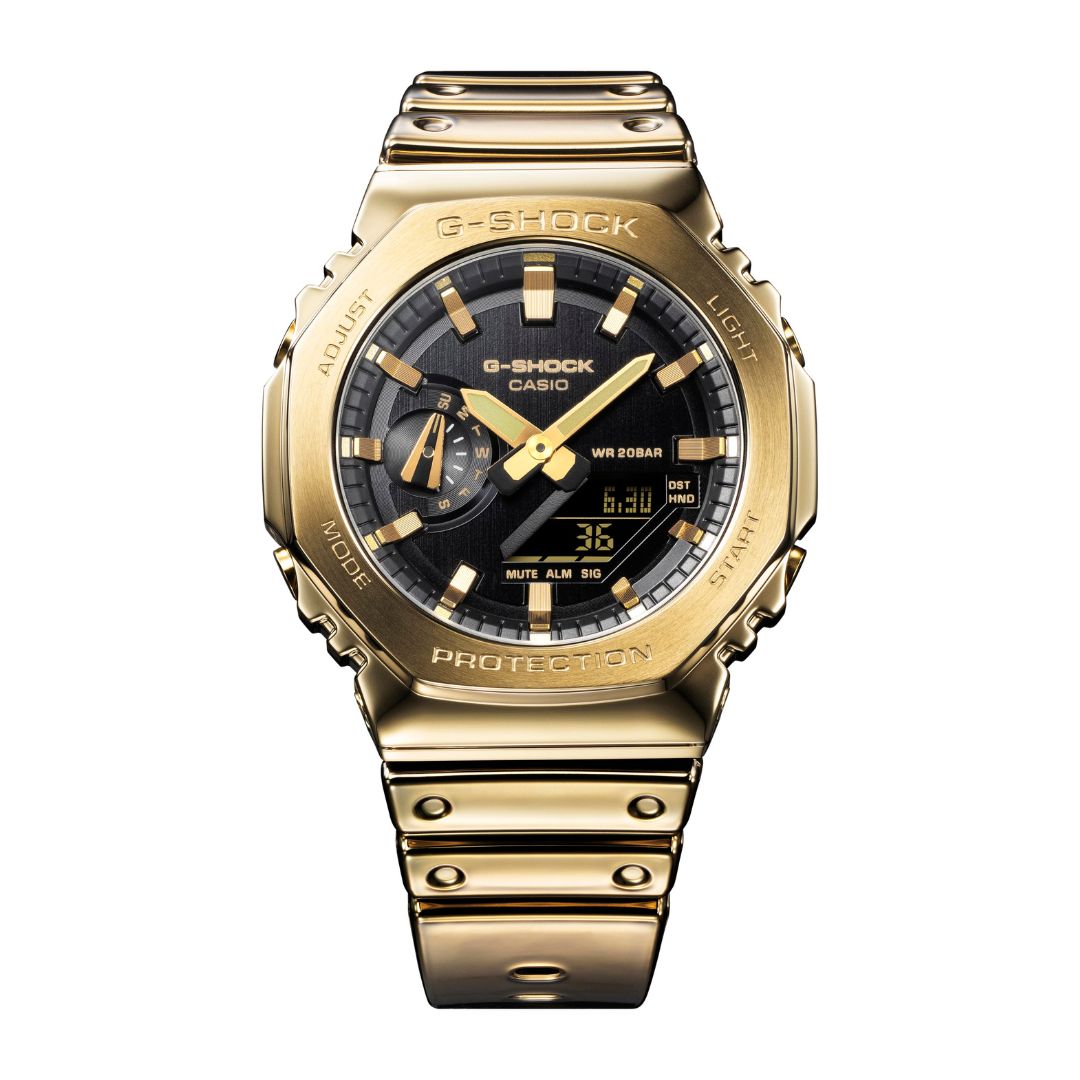 Casio Fine Metallic GM-2100YMG-9AER rannekello