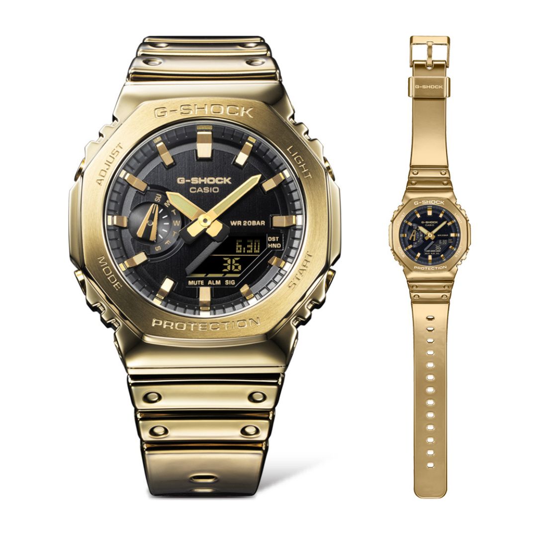 Casio Fine Metallic GM-2100YMG-9AER rannekello