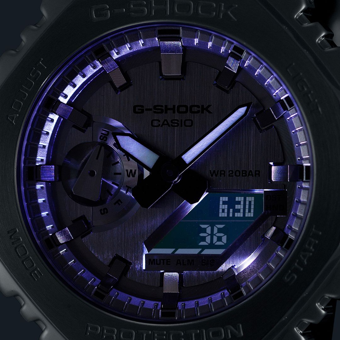 Casio Fine Metallic GM-2100YM-8AER rannekello