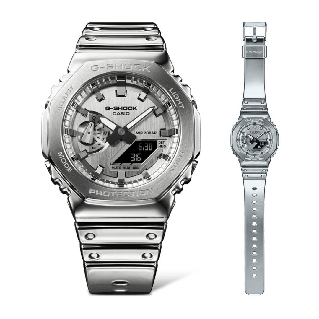 Casio Fine Metallic GM-2100YM-8AER rannekello