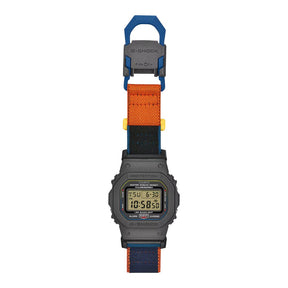 Casio G-Shock DW-5600MNC-8A2ER digitaalinen rannekello kangasrannekkeella