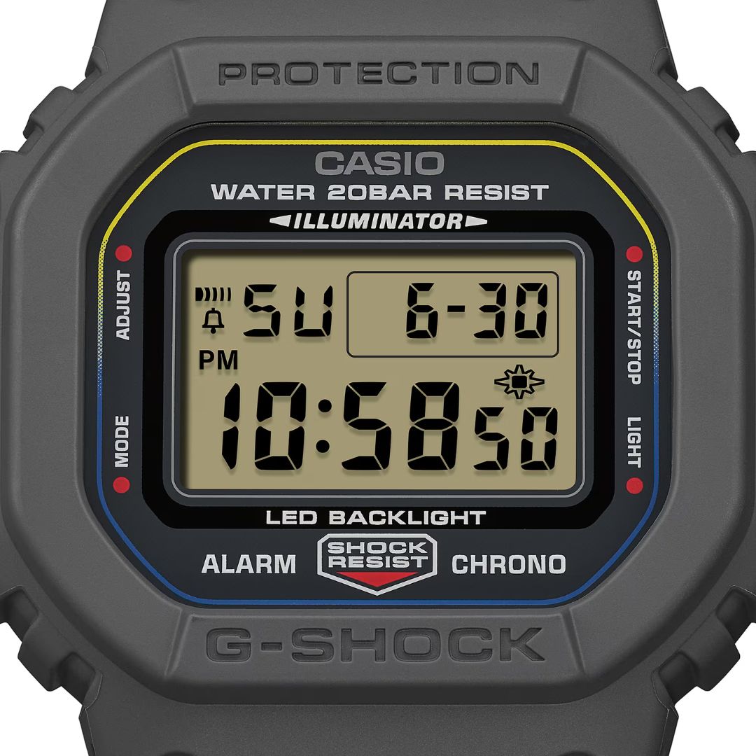 Casio G-Shock DW-5600MNC-8A2ER mustaharmaa digitaalinen rannekello