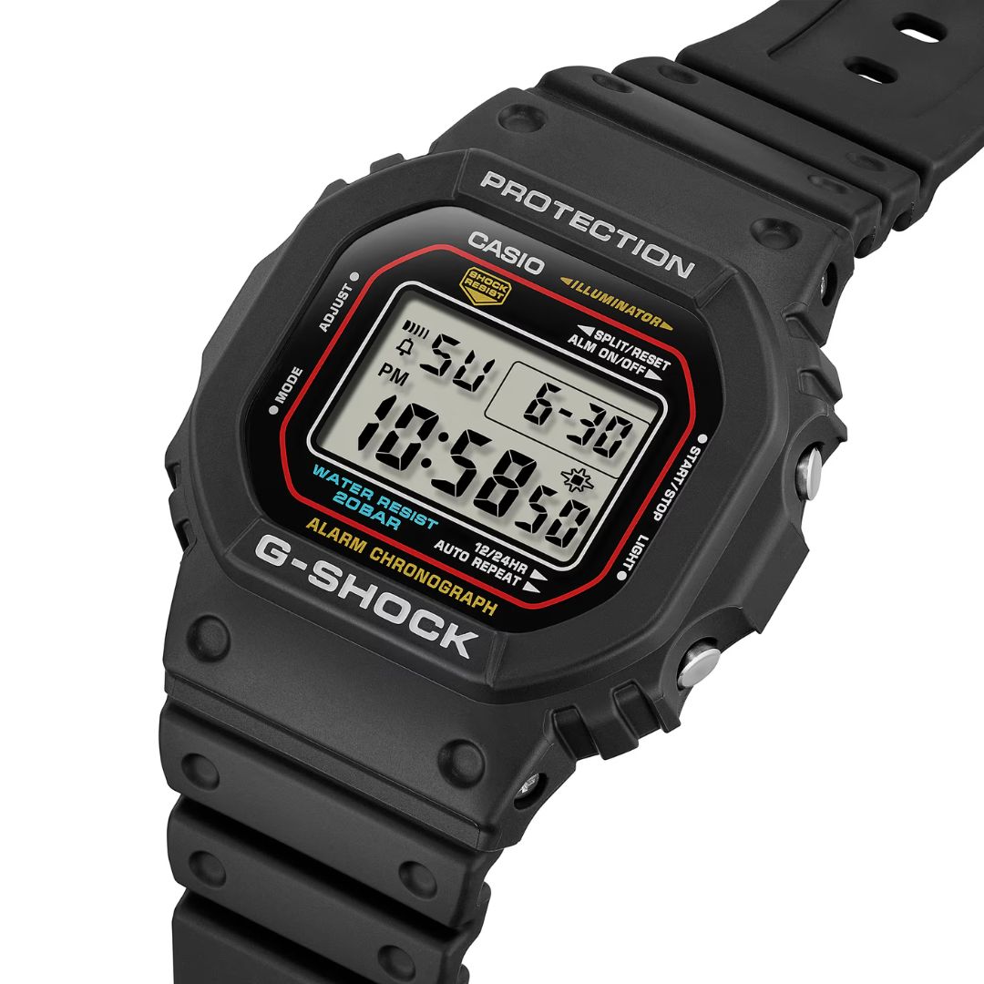 Casio G-Shock DW-5600RL-1ER musta digirannekello