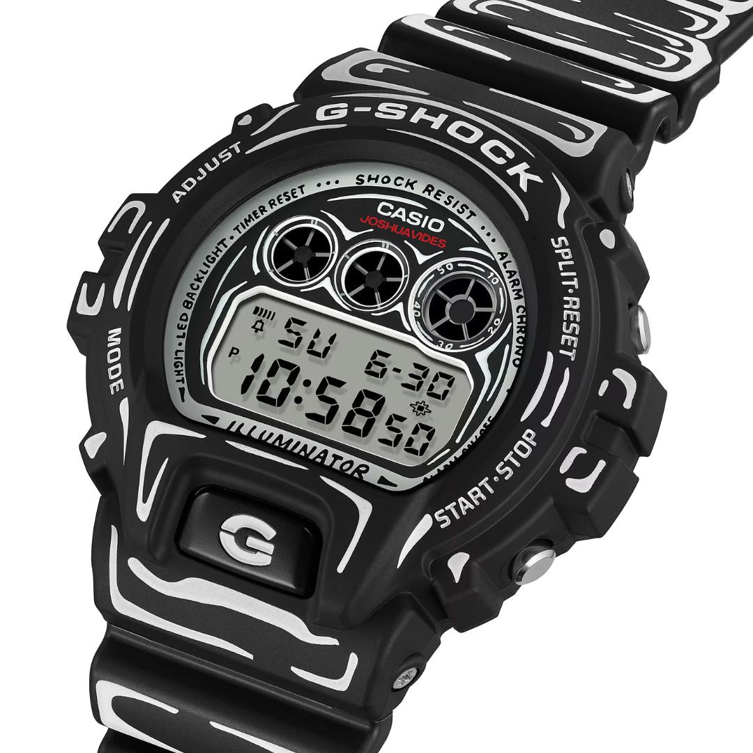 Casio G-Shock DW-6900JV-1ER musta rannekello, digitaalinen näyttö
