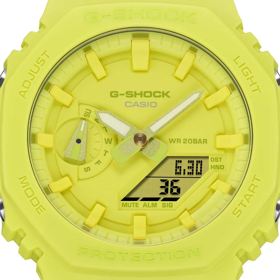 Casio G-Shock GA-2100-9A9ER anadigi-rannekello