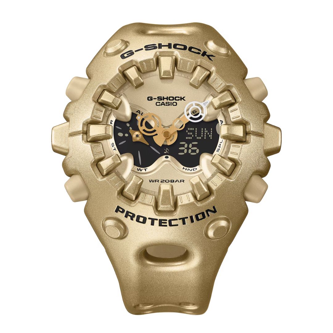 Casio G-Shock GA-V01A-9AER miesten kultainen rannekello