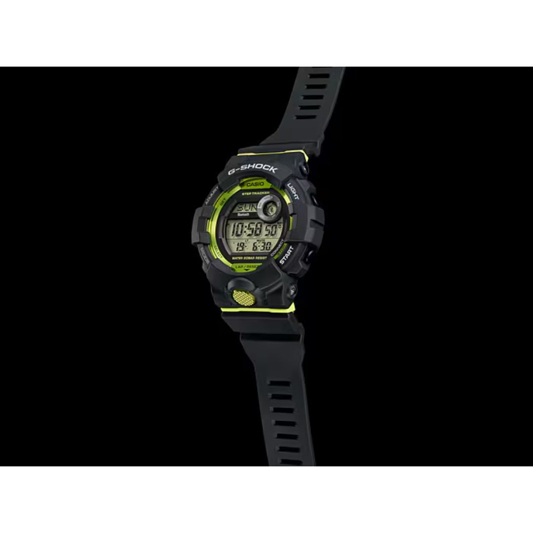 Casio G-Shock GBD-800-8ER urheilurannekello, musta-vihreä