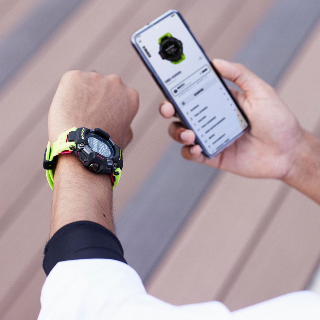 Casio G-Shock GBD-H2000-1A9ER urheilukello, vihreä ranneke