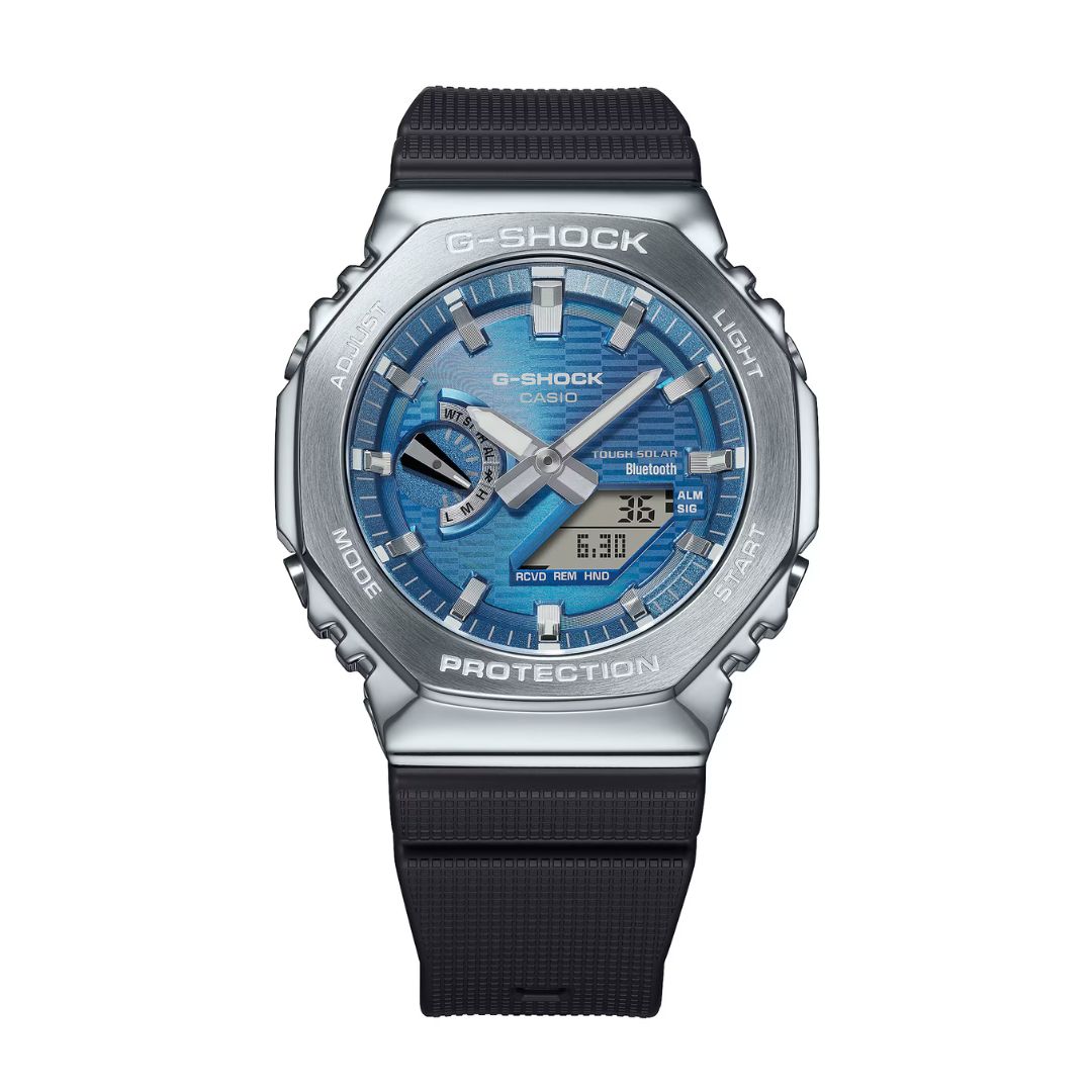 Casio G-Shock GBM-2100A-2BER miesten anadigi-rannekello