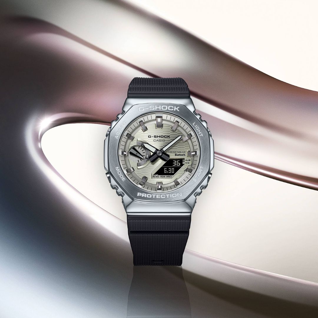 Casio G-Shock GBM-2100A-8BER miesten anadigi-rannekello