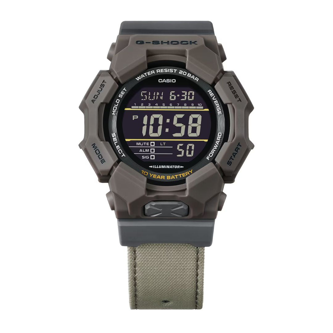 Casio G-Shock GD-010CE-5ER vihreä rannekello ruskealla kuorella