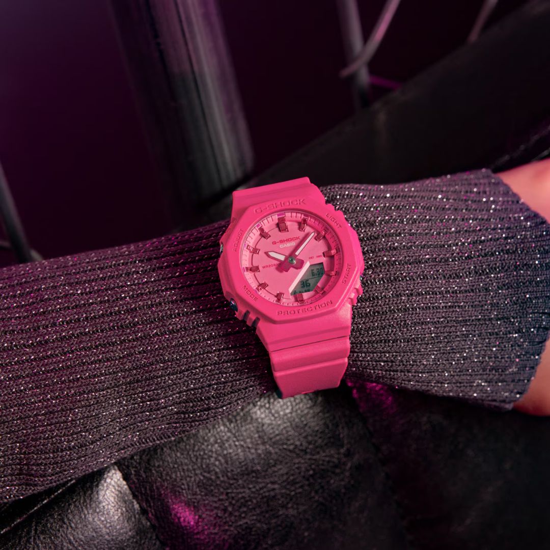 Casio G-Shock GMA-P2100PP-4AER naisten rannekello, pinkki