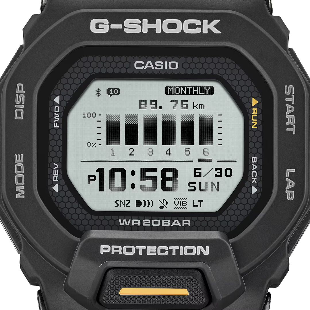 Casio G-Shock urheilurannekello GBD-200-1A1ER