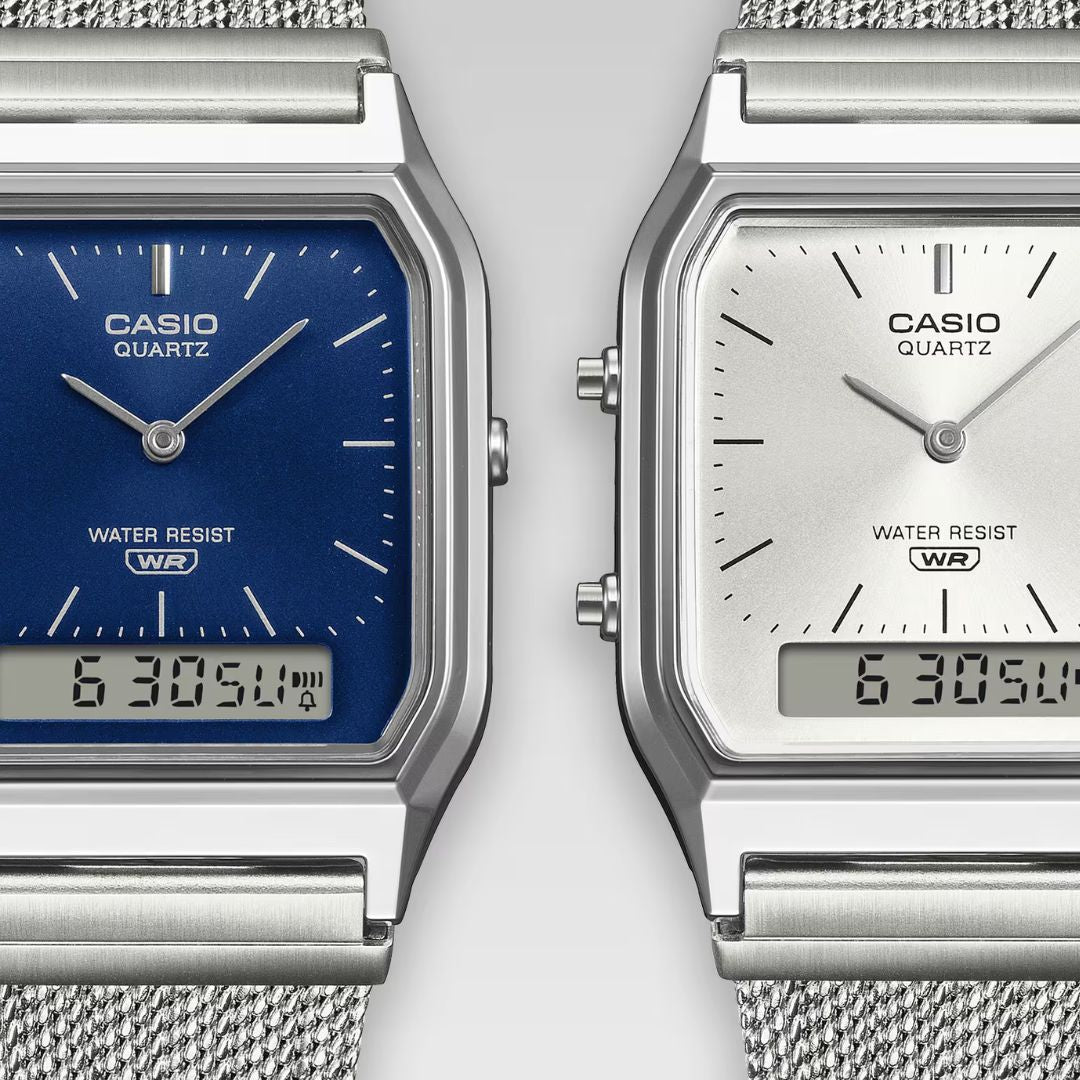 Casio Vintage AQ-230EM-7AEF anadigi-rannekello