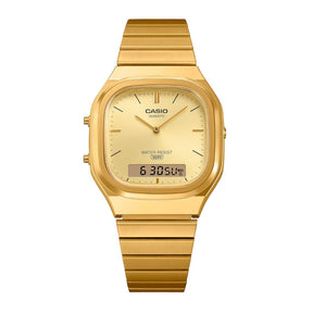 Casio Vintage AQ-240EG-9AEF rannekello kultaisella ranneke