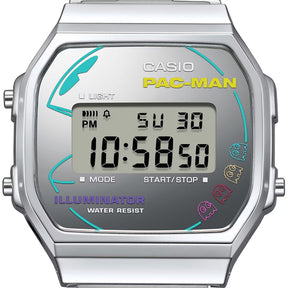 Casio Vintage x PAC-MAN A168WEPC-7AER rannekello, digitaalinen näyttö