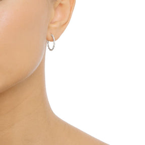 Efva Attling Little Wrapped Hoops korvakorut, sterlinghopeaa