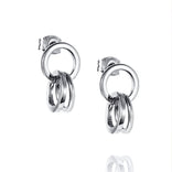 Efva Attling Messy Rings korvakorut, hopeaa