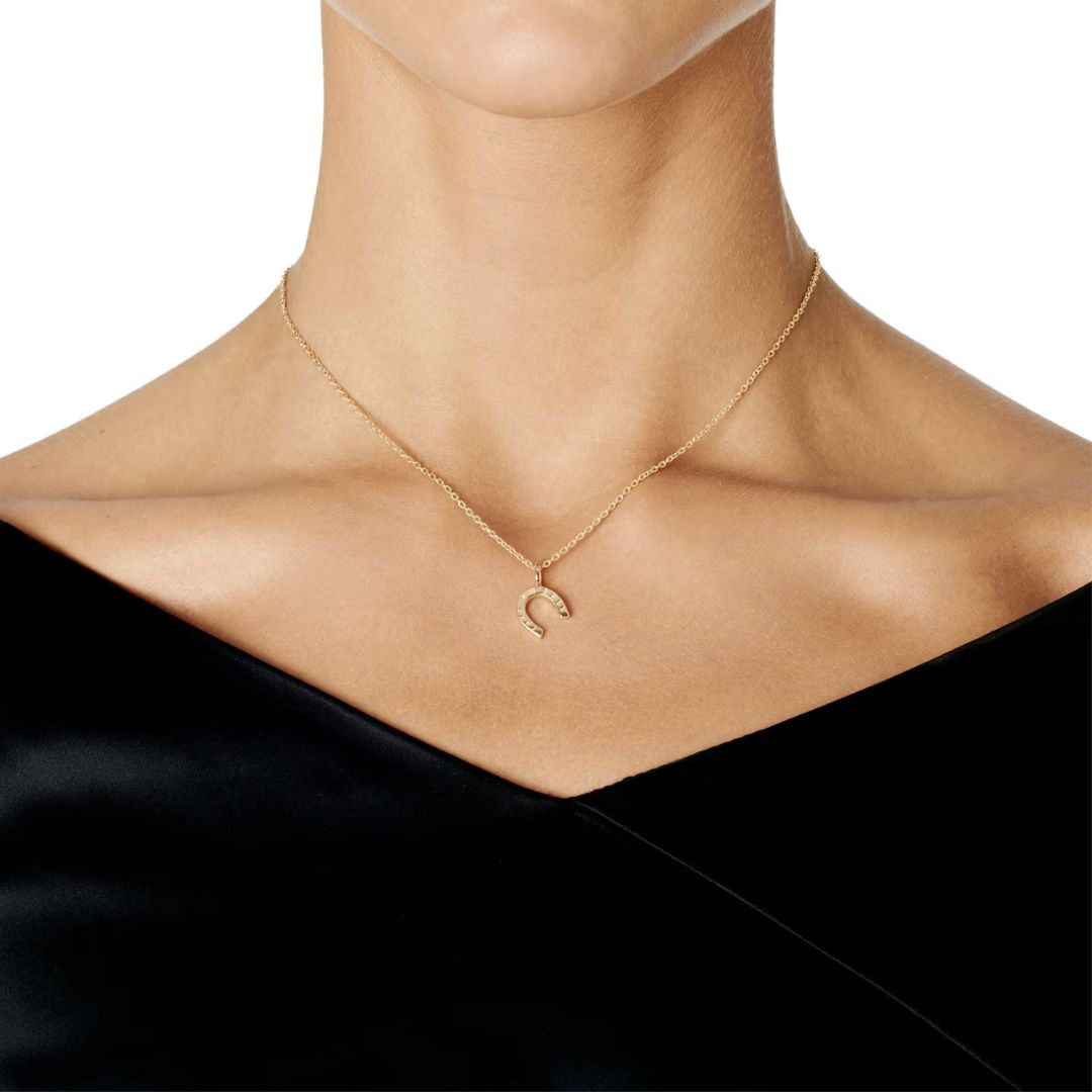 Efva Attling Take No Shit pendant, Yellow Gold