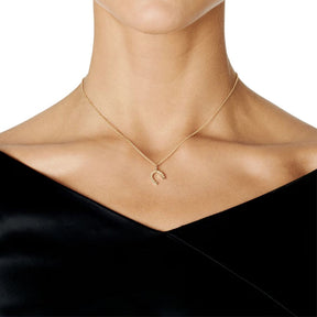 Efva Attling Take No Shit pendant, Yellow Gold