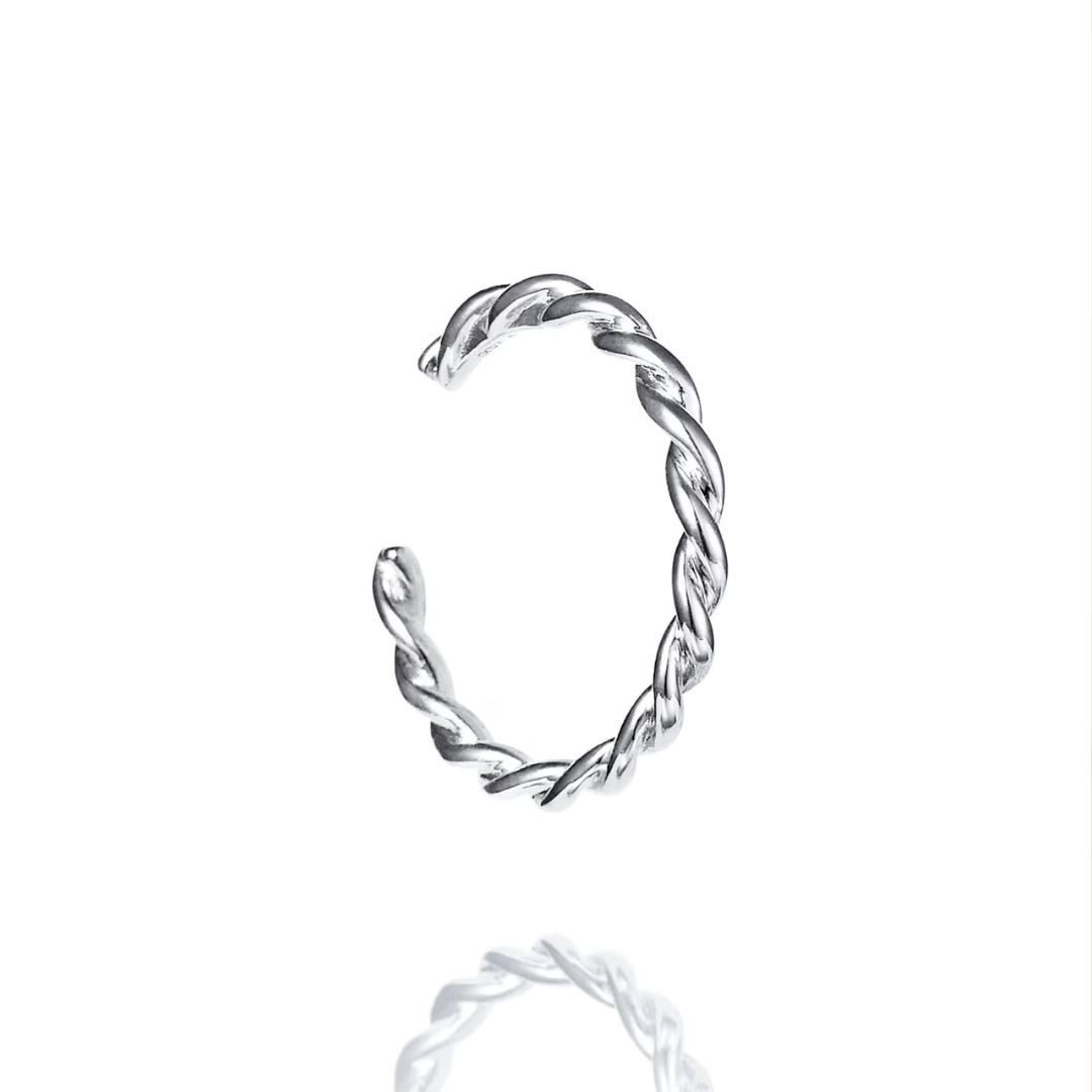 Efva Attling Wrapped Earcuff hopeakorvakorut