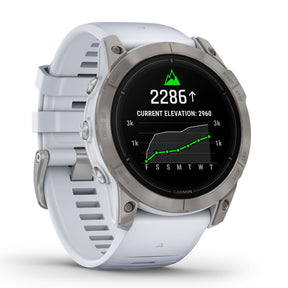 Garmin Epix Pro Gen 2 Sapphire, 51 mm, titaani ja luonnonvalkoinen ranneke, AMOLED GPS-älykello 010-02804-11