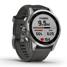 Garmin Fenix 7S, hopea ja grafiitinharmaa ranneke, 010-02539-01